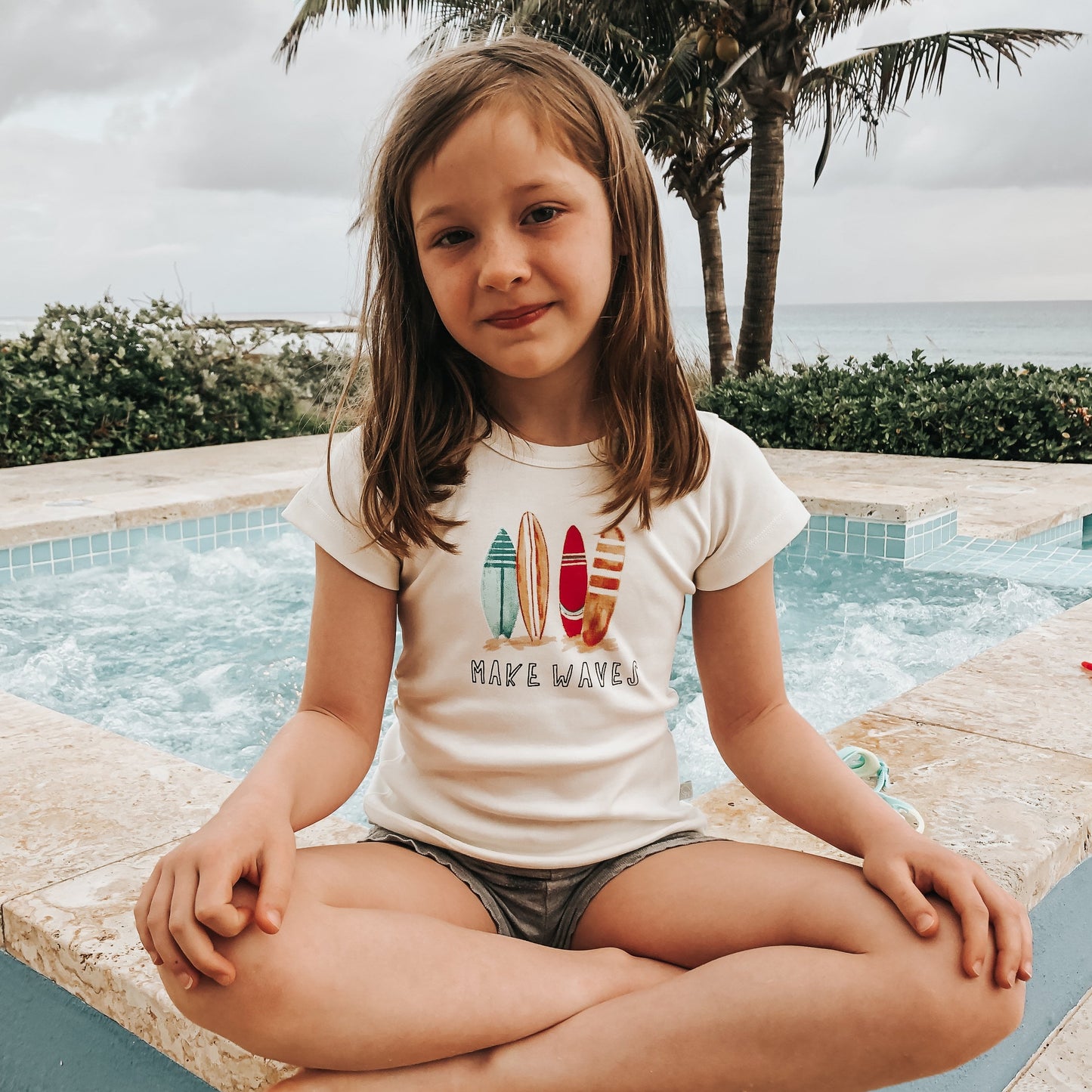 Baby graphic tee | make waves finn + emma