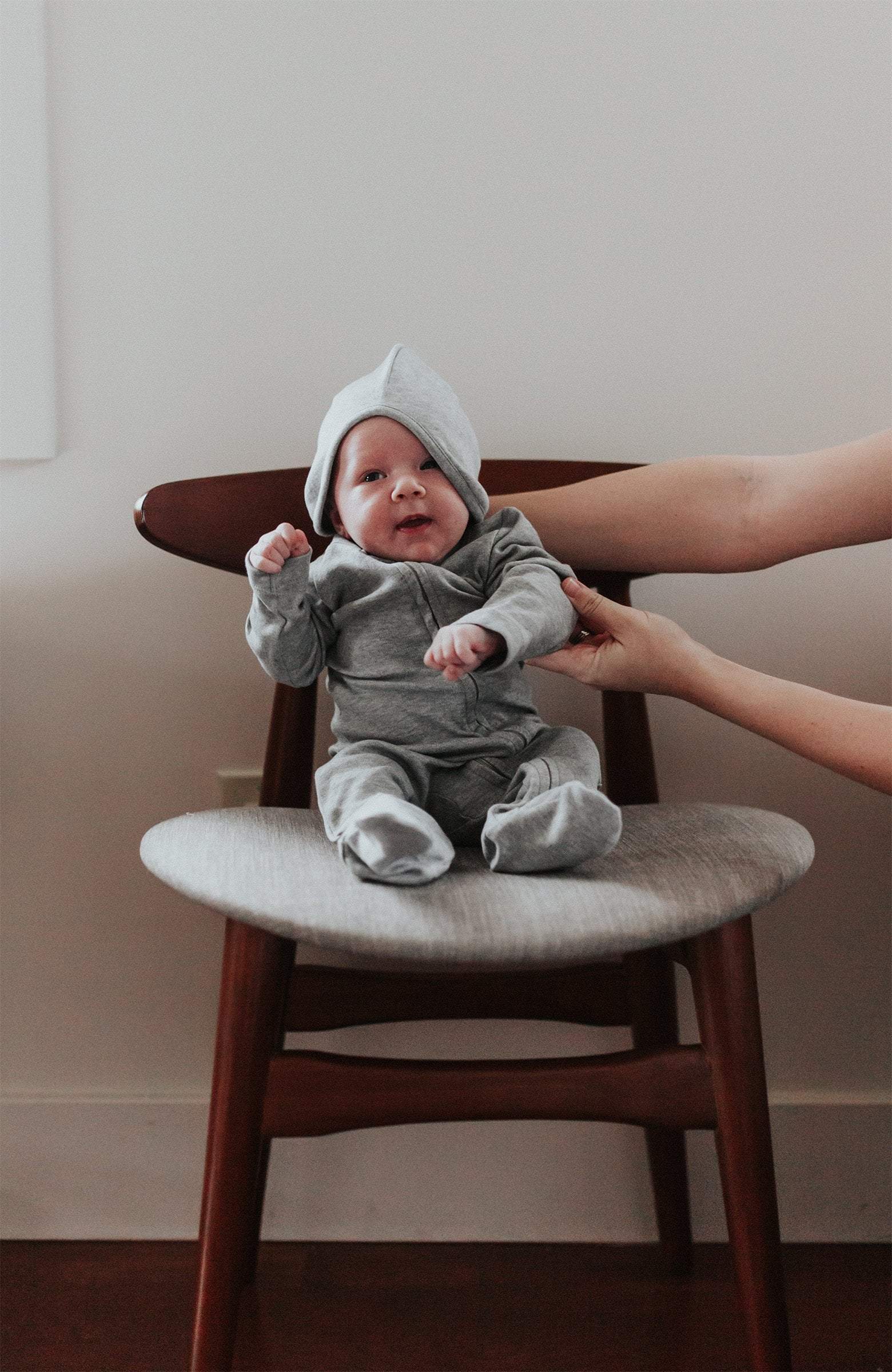 Baby basics cap | heather gray Finn + Emma