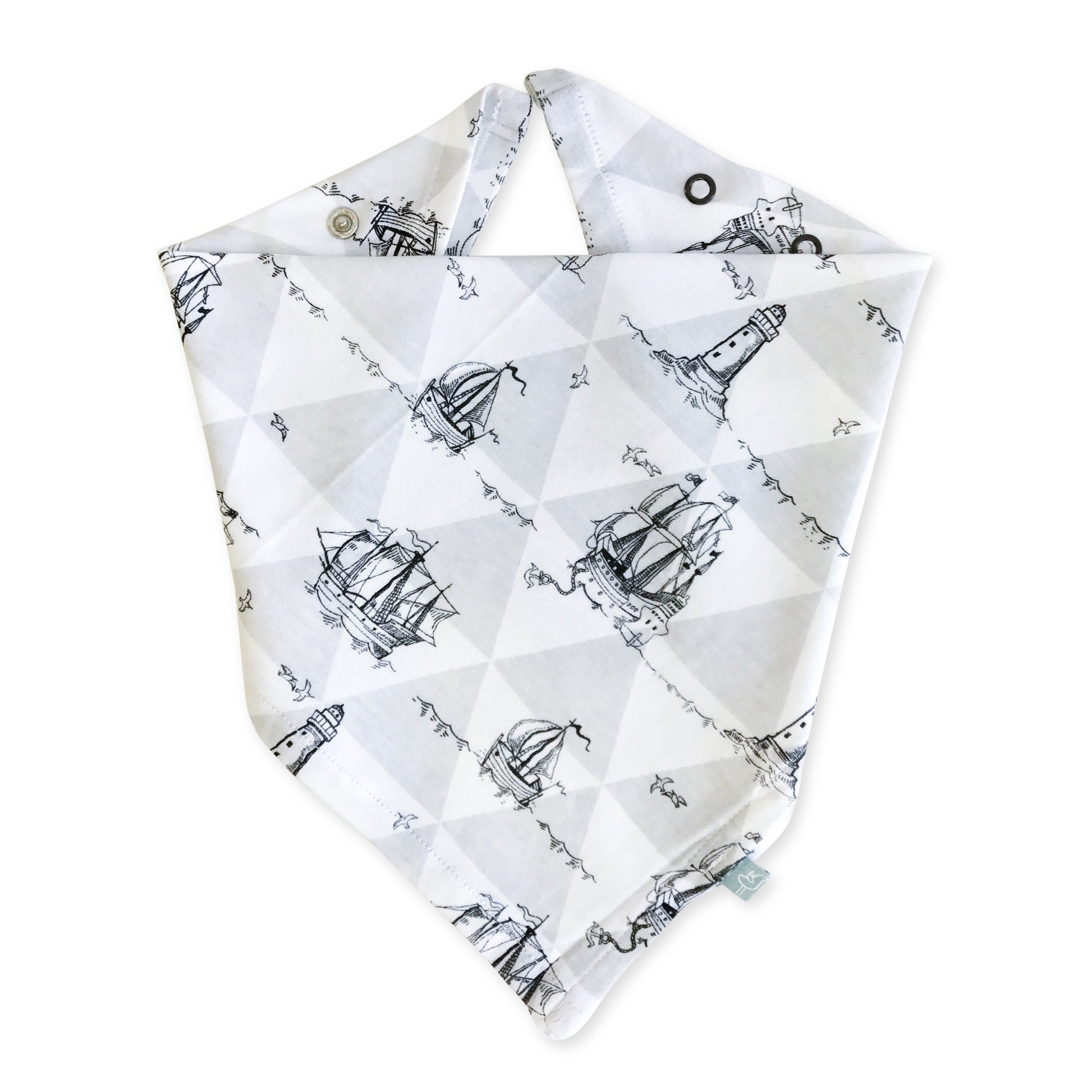 Baby lovie bib | boat Finn + Emma