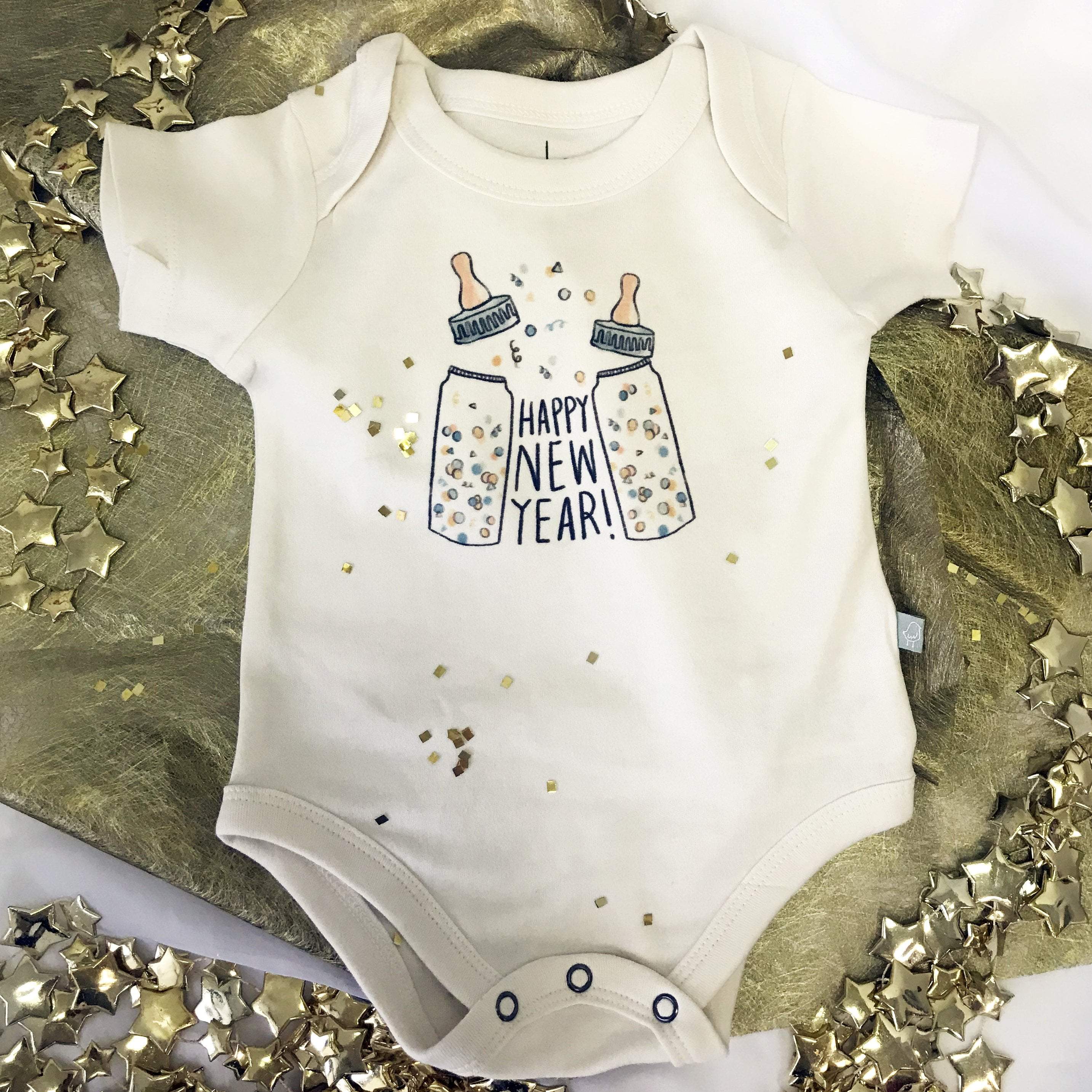 New years baby onesie best sale