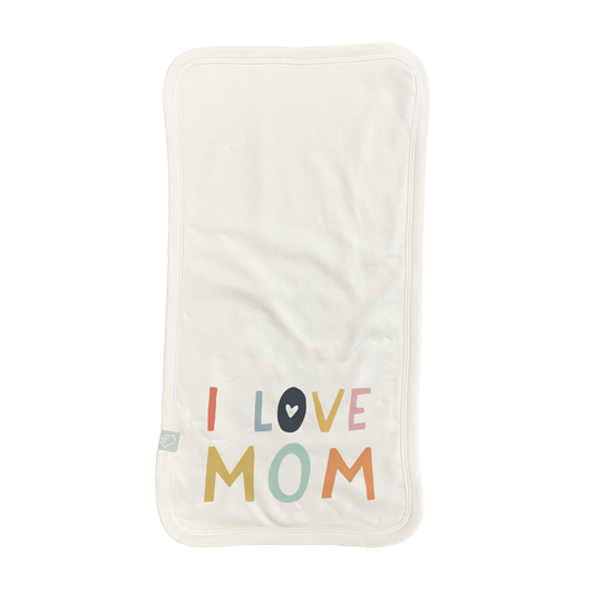 Baby burp cloth | love mom finn + emma