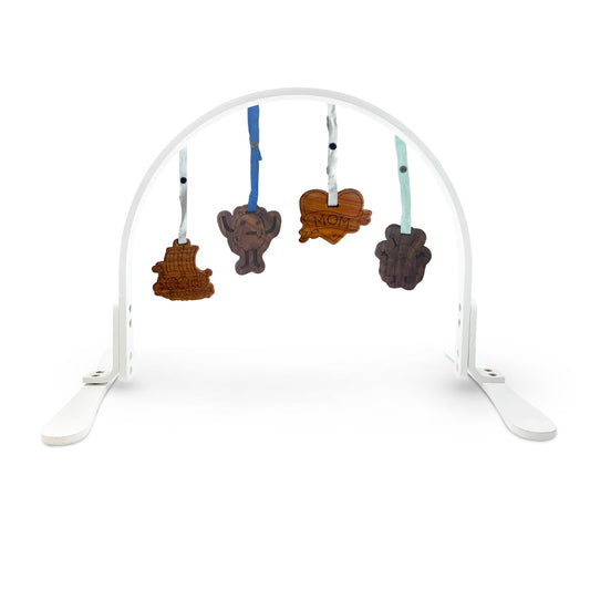 Baby play gym | all wood - white seas Finn + Emma