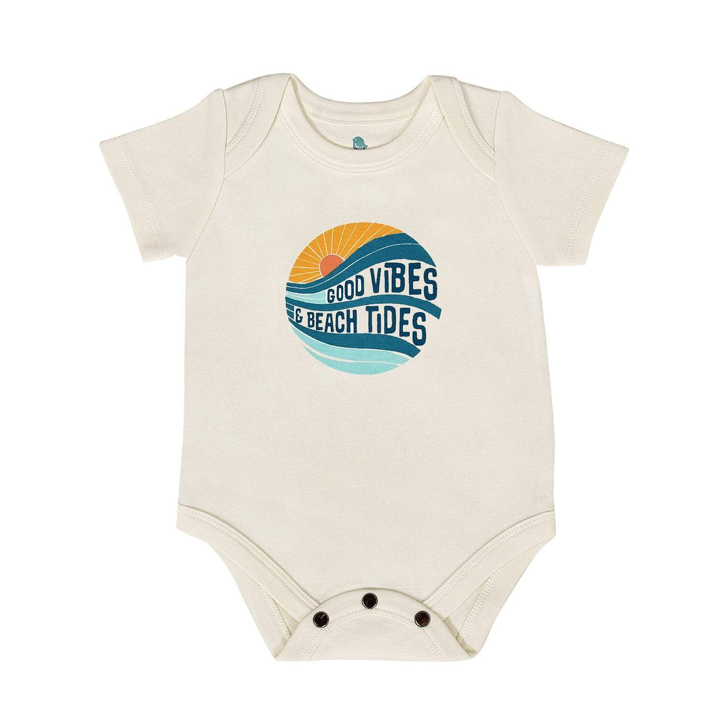 Baby graphic bodysuit | good vibes finn + emma