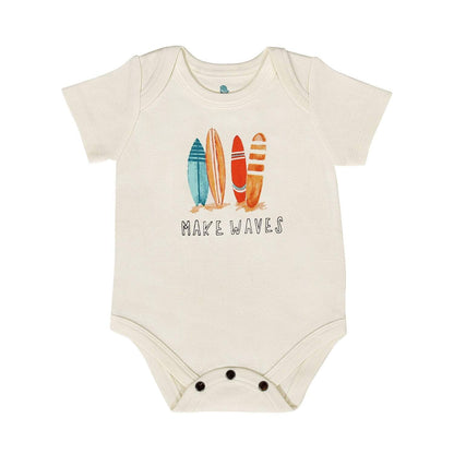 Baby graphic bodysuit | make waves finn + emma