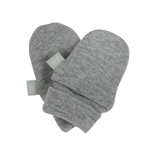 Baby mittens | heather gray Finn + Emma