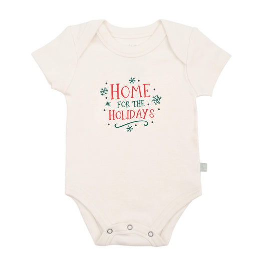 Baby graphic bodysuit | home for the holidays finn + emma