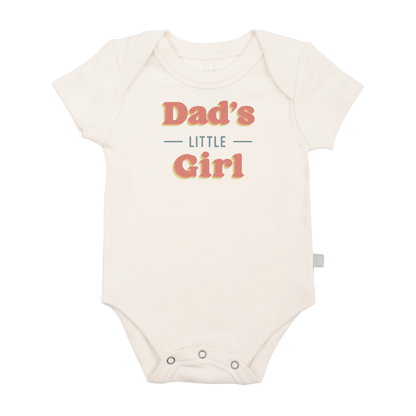 Baby graphic bodysuit | dads little girl finn + emma