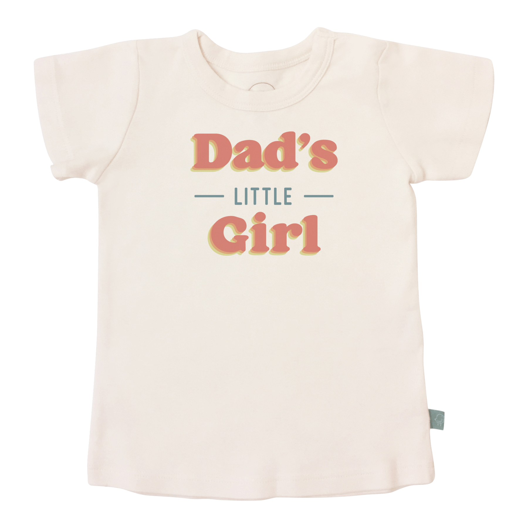 Baby graphic tee | dads little girl finn + emma