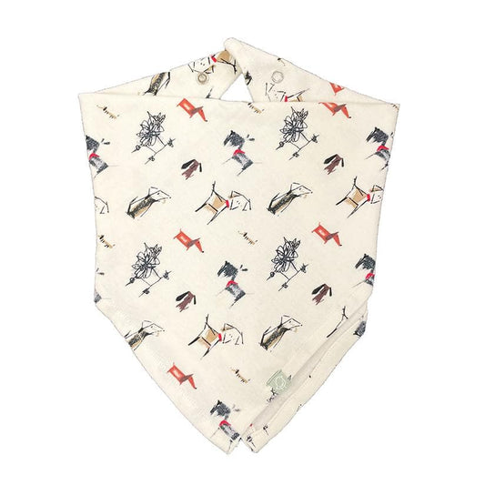 Baby lovie bib | dogs Finn + Emma