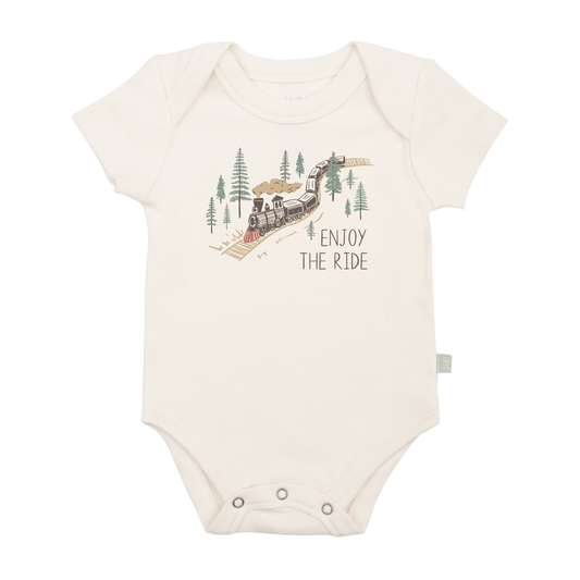 Baby graphic bodysuit | enjoy the ride finn + emma