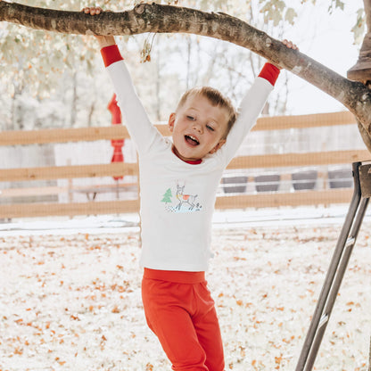 Baby pajamas | deer christmas finn + emma