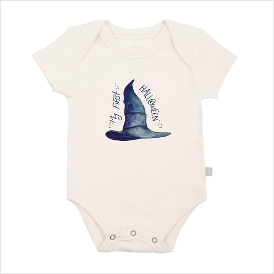 Baby graphic bodysuit | my first halloween hat finn + emma