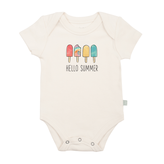 Baby graphic bodysuit | hello summer finn + emma