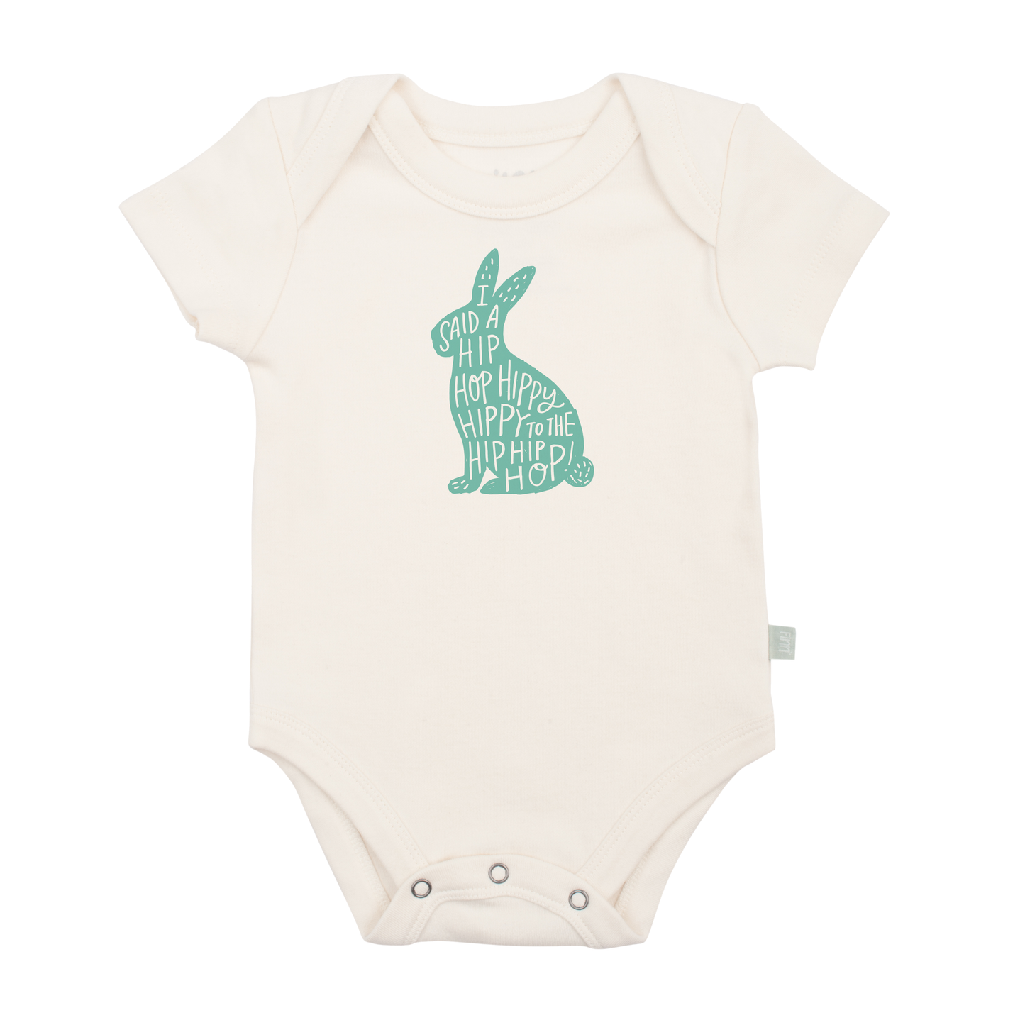 Baby graphic bodysuit | hippy hoppy finn + emma