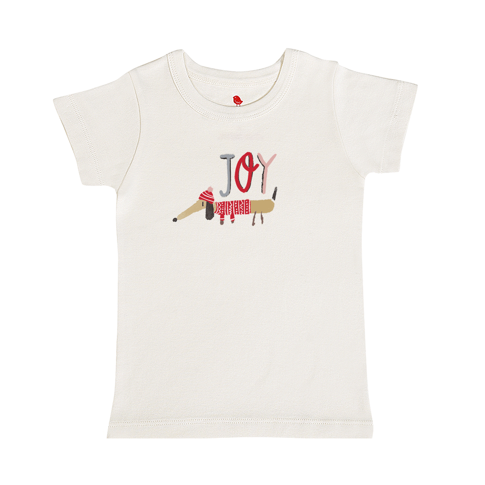 Baby graphic tee | joy dog finn + emma