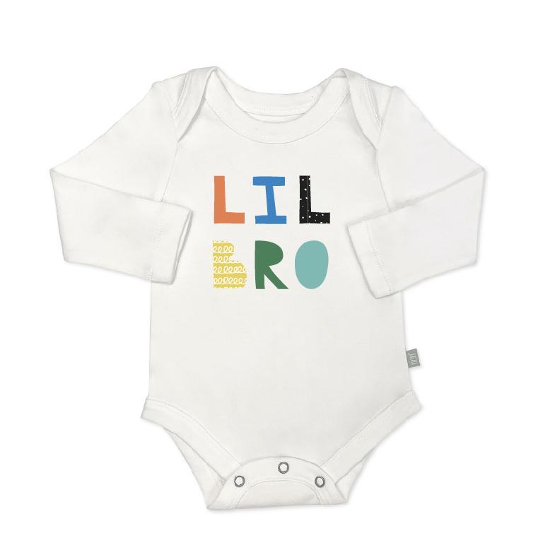 Baby graphic bodysuit | lil bro (long sleeve) Finn + Emma