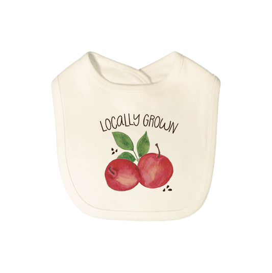 Baby graphic bib | locally grown finn + emma