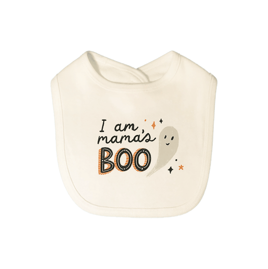 Baby graphic bib | mamas boo finn + emma