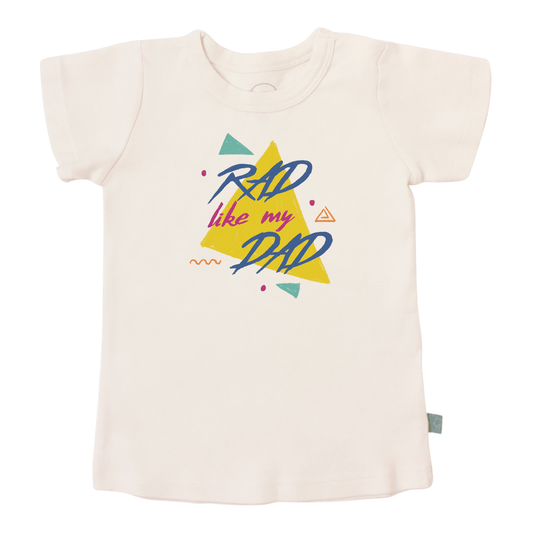 Baby graphic tee | rad like my dad finn + emma