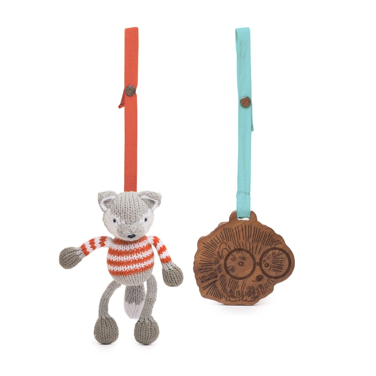 Baby 2 pc. stroller toys | finley & carter finn + emma