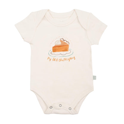 Baby graphic bodysuit | thanksgiving pie finn + emma