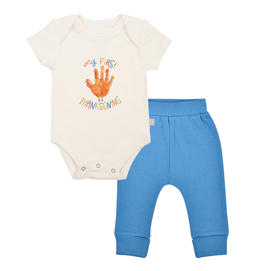 Baby gift set | thanksgiving hand finn + emma