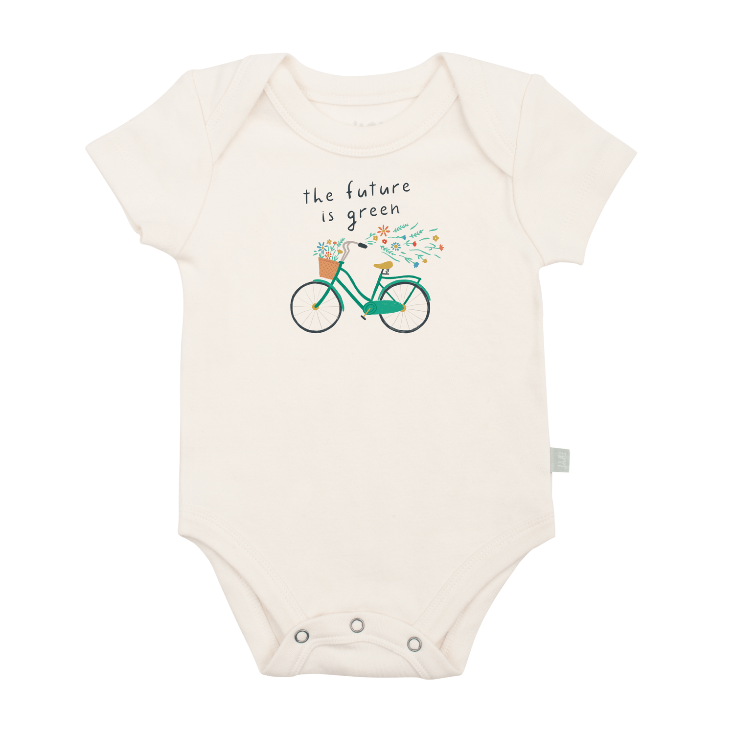 Baby graphic bodysuit | future is green finn + emma