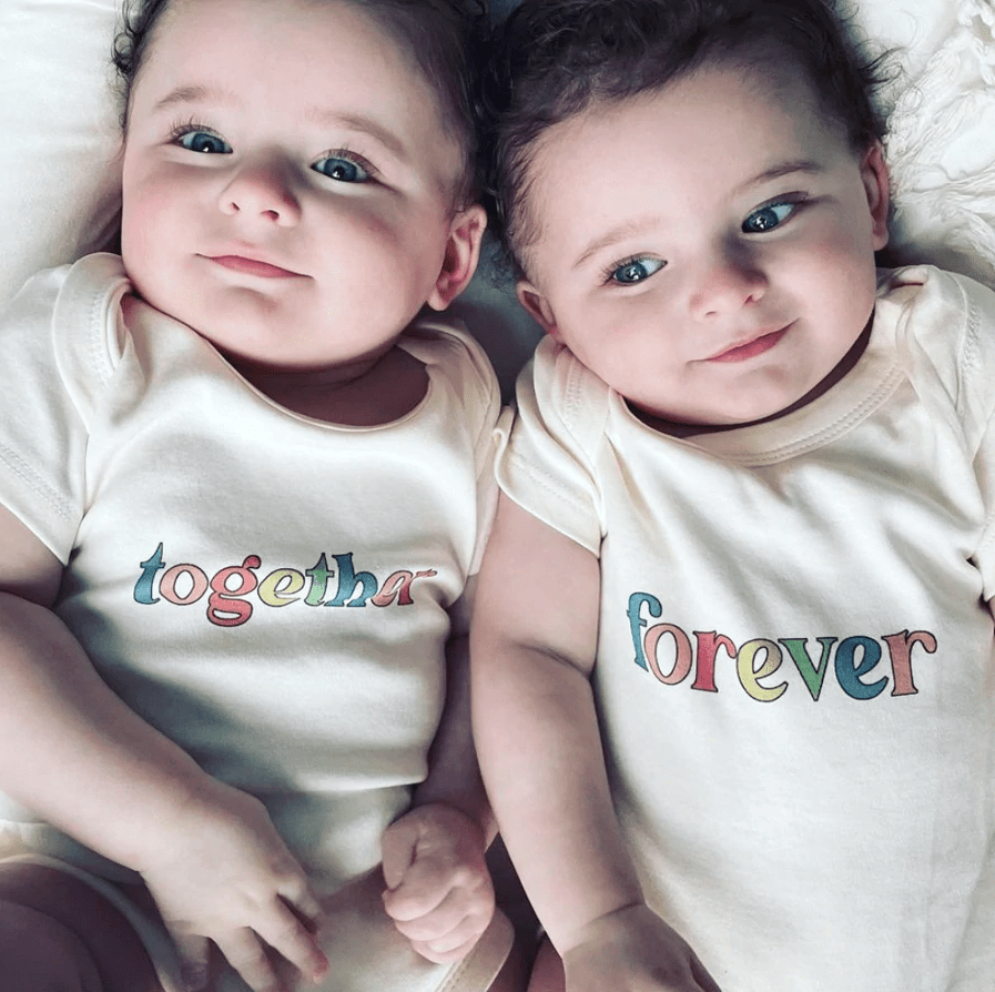 Baby graphic bodysuit | together finn + emma