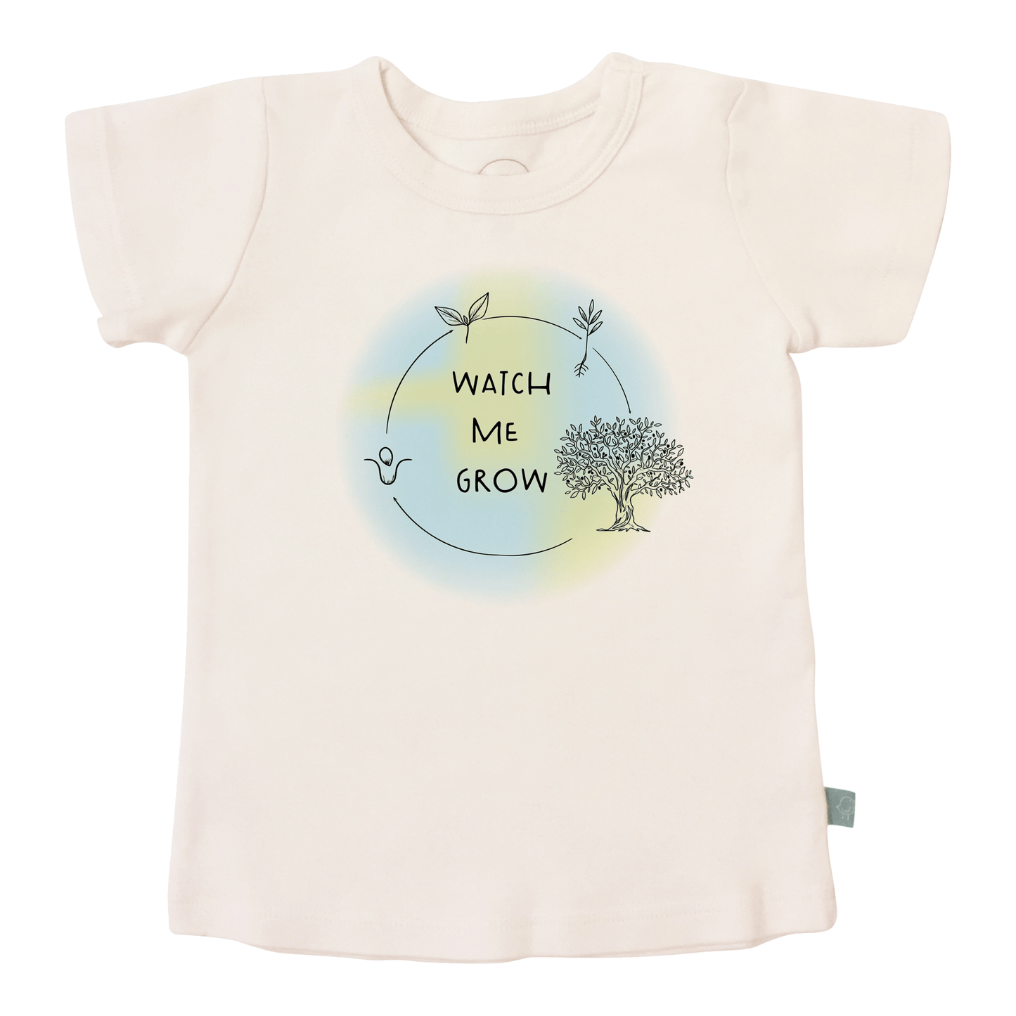 Baby graphic tee | watch me grow finn + emma