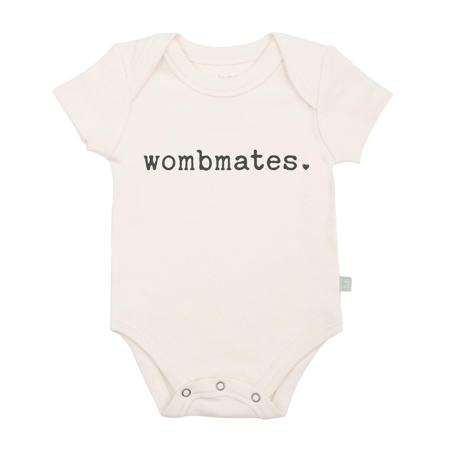 Baby graphic bodysuit | wombmates finn + emma