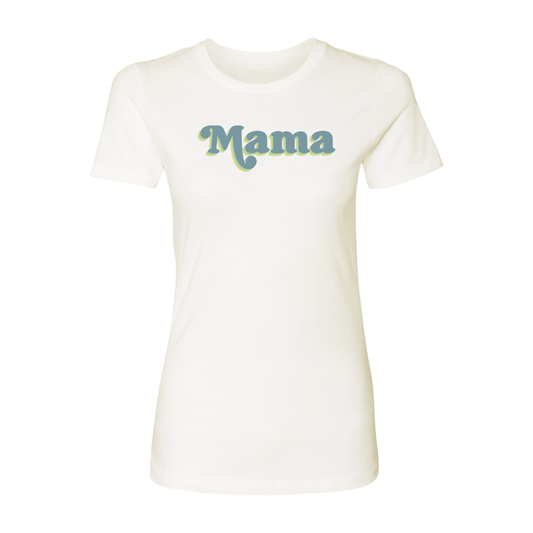 Baby adult graphic tee | mama blue finn + emma